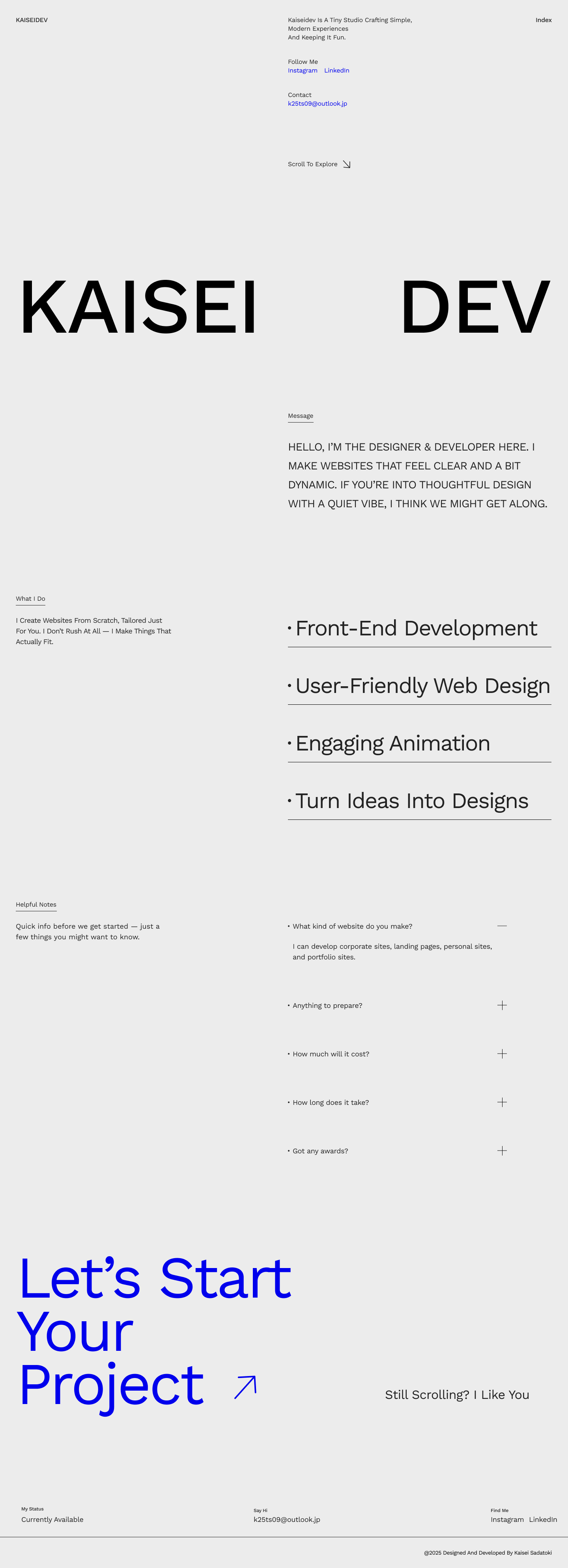 desktop design of the project